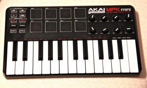 My first controller ever - the illustrious Akai MPK Mini